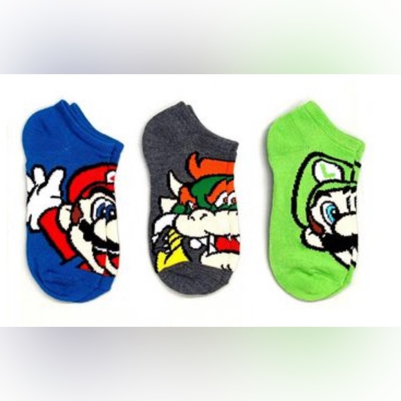 Super Mario Kids T-shirt & Sock Bundle NWT - Picture 6 of 6